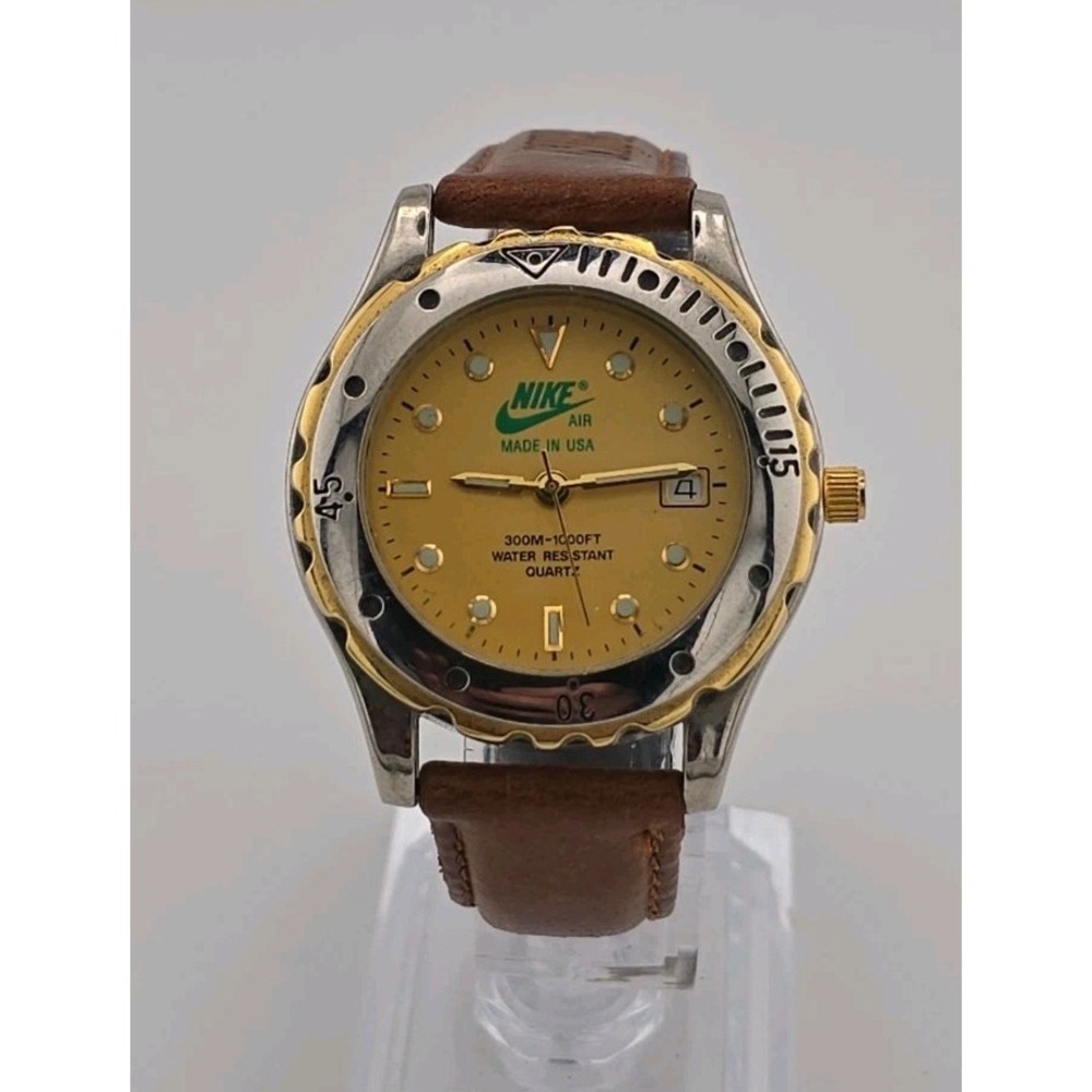 Vtg NIKE Watch Model: 5268k Y2K Made In USA Stainless Steel Tested - New Battery